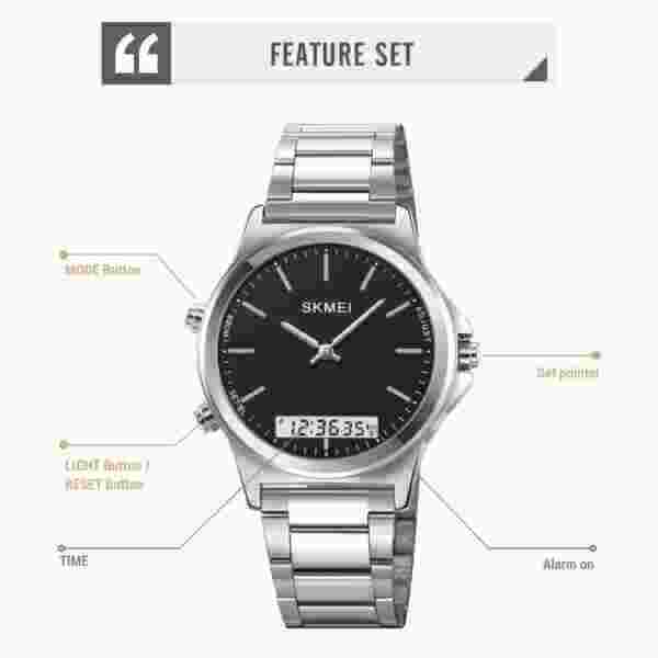 Skmei 2120 Digital Sport Watch for Men with Stopwatch and Alarm (30M Waterproof) - Image 5