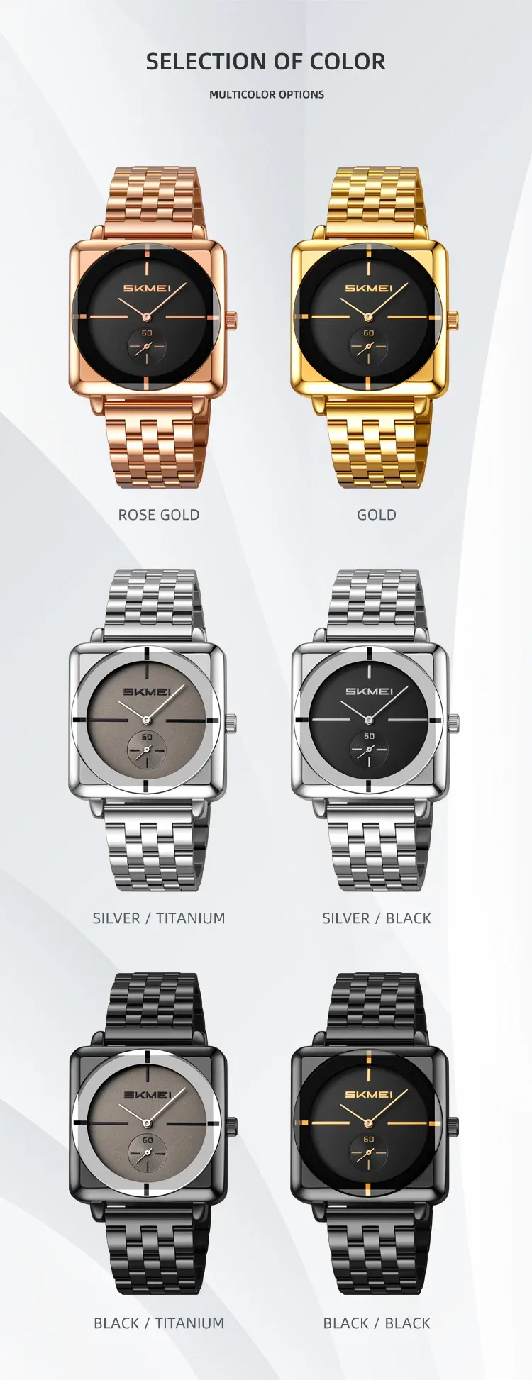 SKMEI Time Orologi Movement Quartz Watches Fashion Outdoor Watches For Men Women Casual Waterproof Wristwatch Clock Reloj Hombre