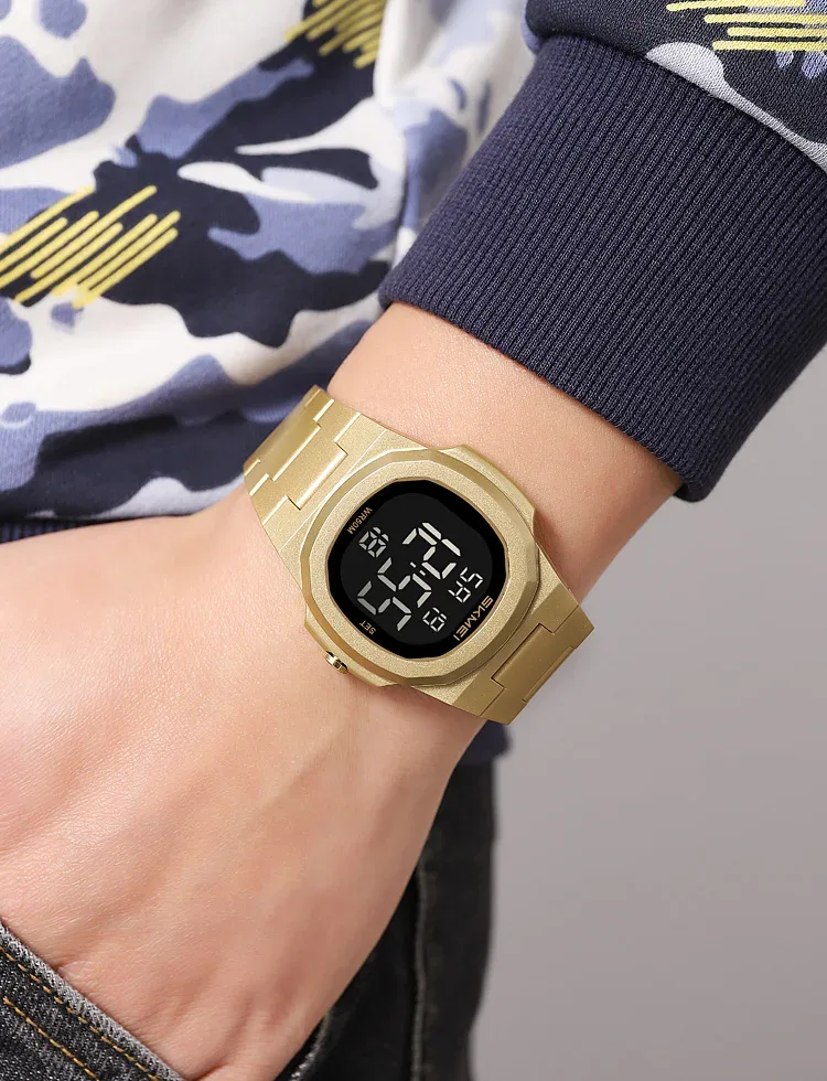SKMEI Fashion Waterproof Electronic Watches Sports Digital Wristwatch For Men Women Creative Count Down Timer Watch Reloj Hombre