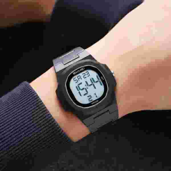 Skmei 2428 Digital Sports Watch for Men with Multiple Functions (50M Waterproof) - Image 3