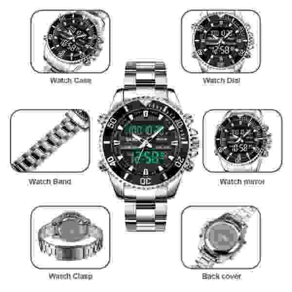 SKMEI 1850 Multifunction Digital Sports Watch for Men with Dual Time and 30M Water Resistance - Image 4