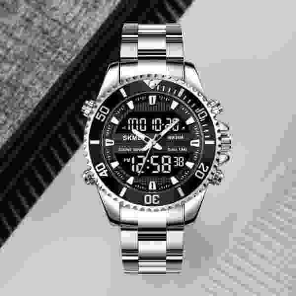 SKMEI 1850 Multifunction Digital Sports Watch for Men with Dual Time and 30M Water Resistance - Image 2