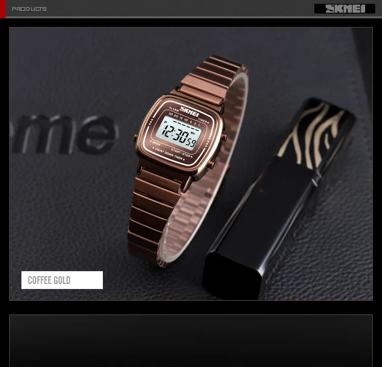 SKMEI Women Sports Watch Top Brands Luxury Waterproof Ladies Watches Small Dial Digital Wristwatch and Bracelet Relogio Feminino