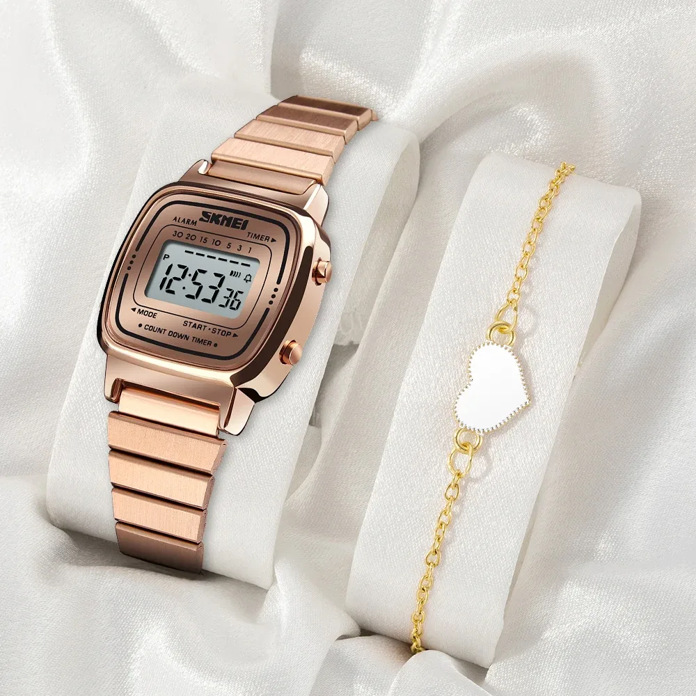 rose gold-steel