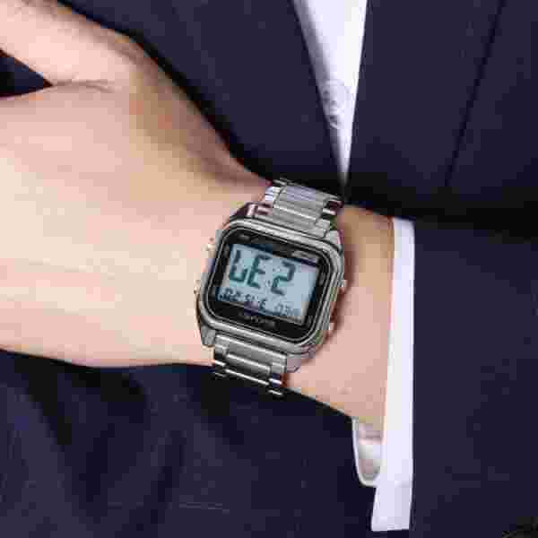 SKMEI Digital Multifunction Sports Watch for Men with Dual Time and Alarm - Image 3