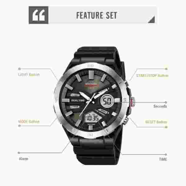 SKMEI 2402 Multifunctional Digital Sports Watch for Men with 50M Water Resistance - Image 5