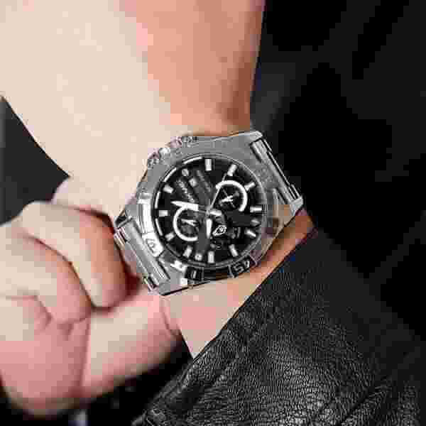 SKMEI 2399 Analog Digital Multifunction Watch for Men with Stopwatch, 30m Water Resistant - Image 3