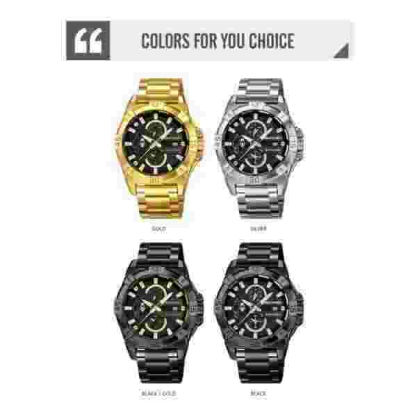 SKMEI 2399 Analog Digital Multifunction Watch for Men with Stopwatch, 30m Water Resistant - Image 5