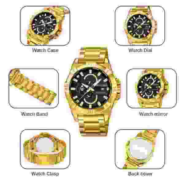 SKMEI 2399 Analog Digital Multifunction Watch for Men with Stopwatch, 30m Water Resistant - Image 4