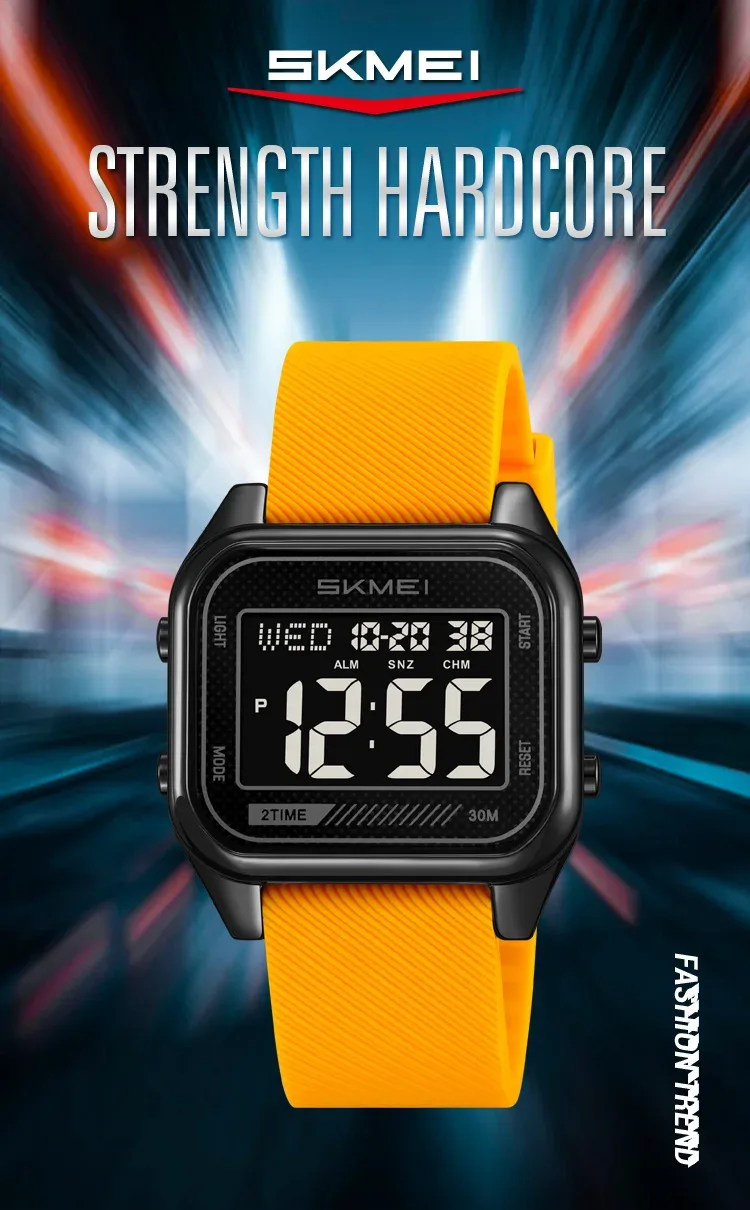 SKMEI Fashion Digital Electronic Sports Watches For Men Women Students Waterproof Countdown Alarm Clock Wristwatch Reloj Hombre