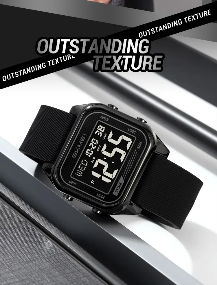 SKMEI Fashion Digital Electronic Sports Watches For Men Women Students Waterproof Countdown Alarm Clock Wristwatch Reloj Hombre
