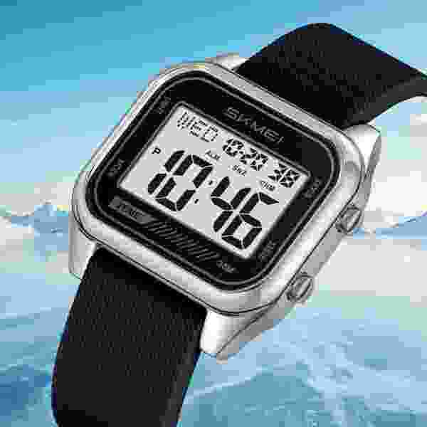 SKMEI 2496 Dual Time Digital Sports Watch for Men, Multifunctional with 30M Water Resistance - Image 2