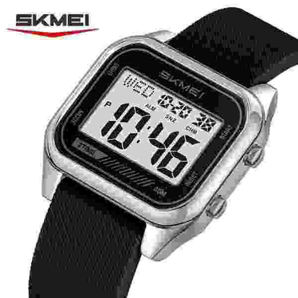 SKMEI 2496 Dual Time Digital Sports Watch for Men, Multifunctional with 30M Water Resistance