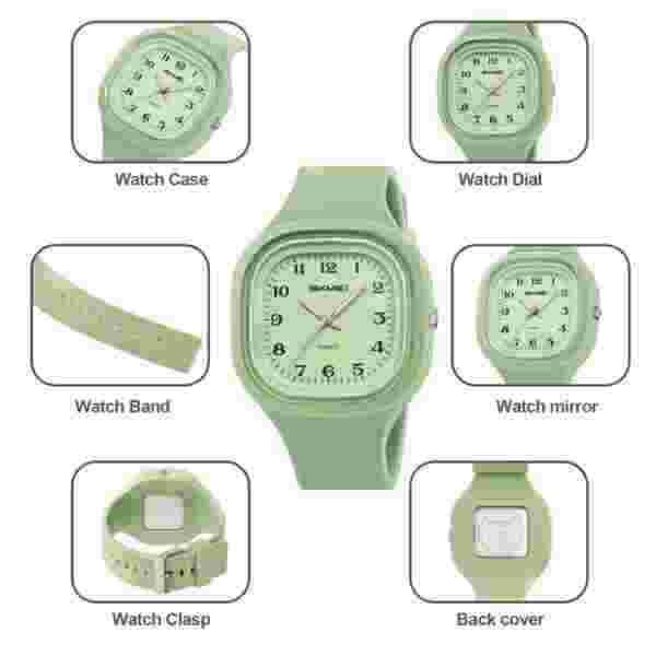 SKMEI 2501 Fashion Quartz Watch with Colorful Dial and Silicone Strap - Image 4