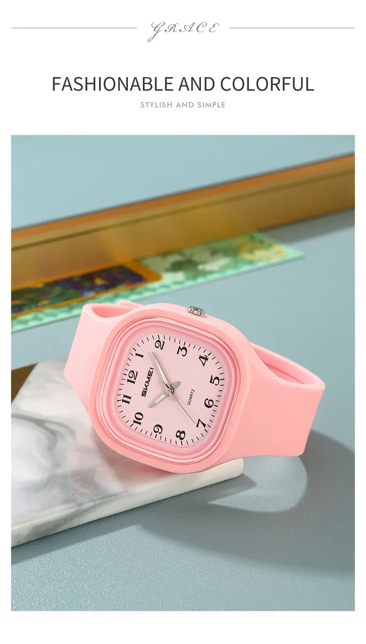 SKMEI Youth Cool Sports Quartz Watch For Men Women Students Casual Time Watch 5Bar Waterproof Electronic Wristwatch Reloj Hombre