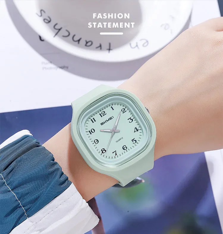 SKMEI Youth Cool Sports Quartz Watch For Men Women Students Casual Time Watch 5Bar Waterproof Electronic Wristwatch Reloj Hombre