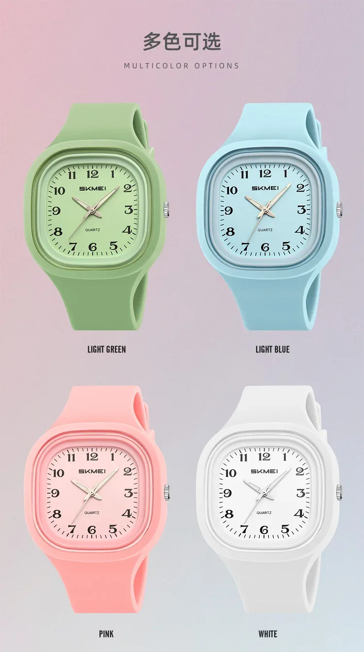 SKMEI Youth Cool Sports Quartz Watch For Men Women Students Casual Time Watch 5Bar Waterproof Electronic Wristwatch Reloj Hombre