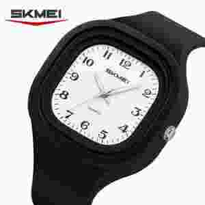 SKMEI 2501 Fashion Quartz Watch with Colorful Dial and Silicone Strap