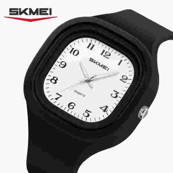 SKMEI 2501 Fashion Quartz Watch with Colorful Dial and Silicone Strap