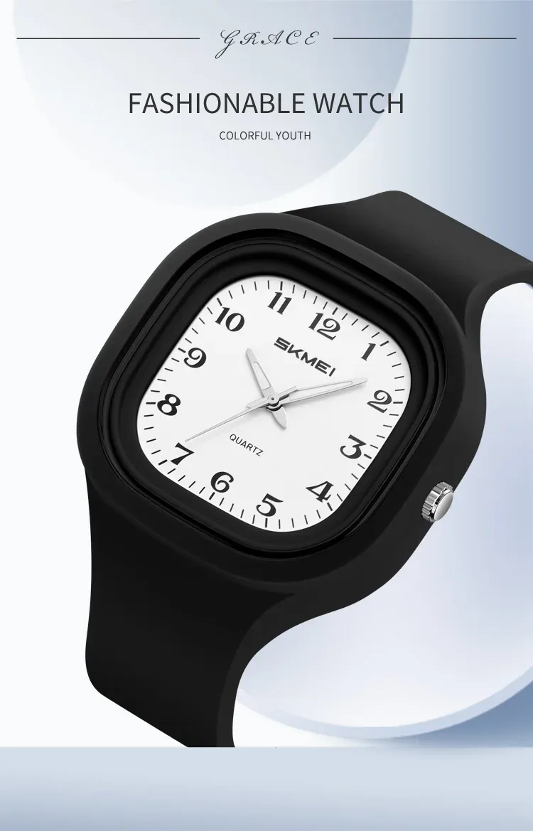 SKMEI Youth Cool Sports Quartz Watch For Men Women Students Casual Time Watch 5Bar Waterproof Electronic Wristwatch Reloj Hombre