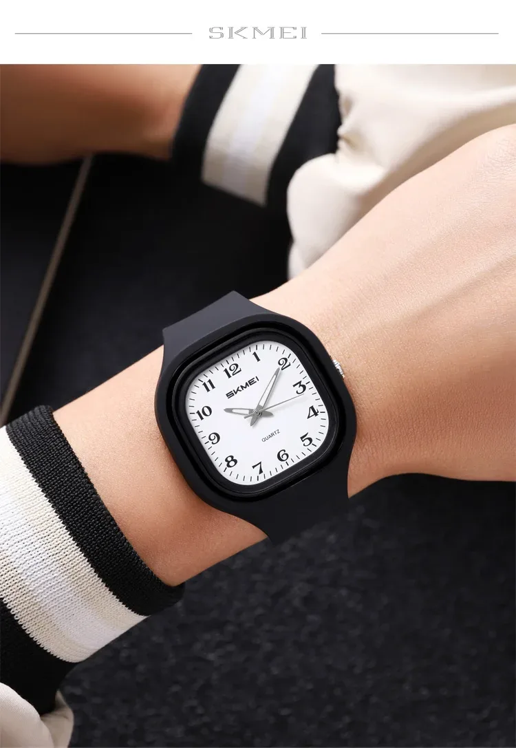 SKMEI Youth Cool Sports Quartz Watch For Men Women Students Casual Time Watch 5Bar Waterproof Electronic Wristwatch Reloj Hombre