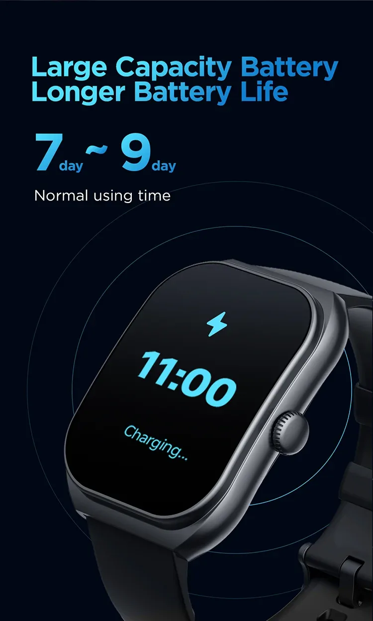 SKMEI Smartwatch 2.01'' TFT Display 123 Sports Modes Voice Calling Smart Watch For Men Women Military Wristwatch For Android IOS