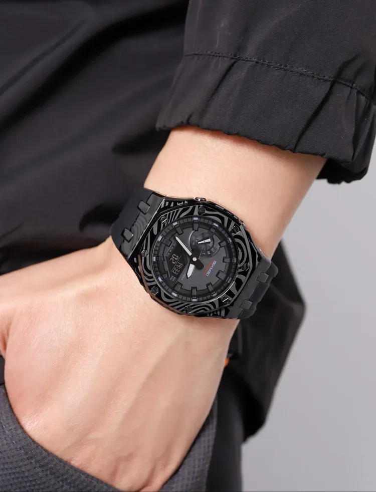SKMEI Daylight Saving Time Digital Watch Sports Quartz Watch For Men Women Waterproof Electronic Wristwatch 5 Alarm Reloj Hombre