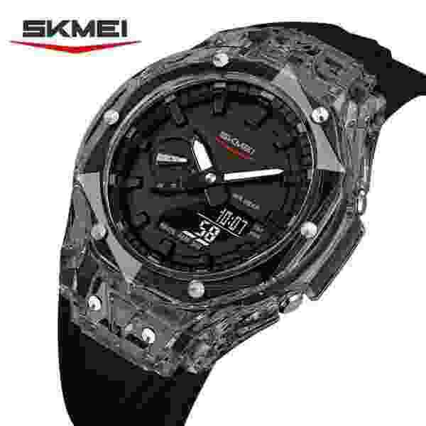 SKMEI 2411 World Time Digital Sports Watch for Men (Multiple Colors)