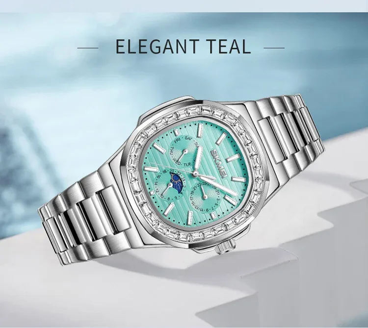 SKMEI Top Brand Luxury Movement Quartz Watch For Mens Women Wristwatch Calendar Waterproof Time Clock Male Watches Reloj Hombre
