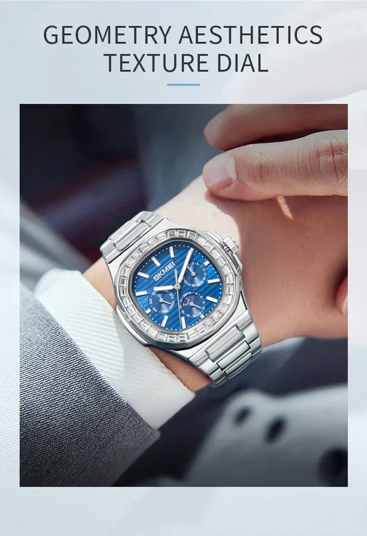 SKMEI Top Brand Luxury Movement Quartz Watch For Mens Women Wristwatch Calendar Waterproof Time Clock Male Watches Reloj Hombre