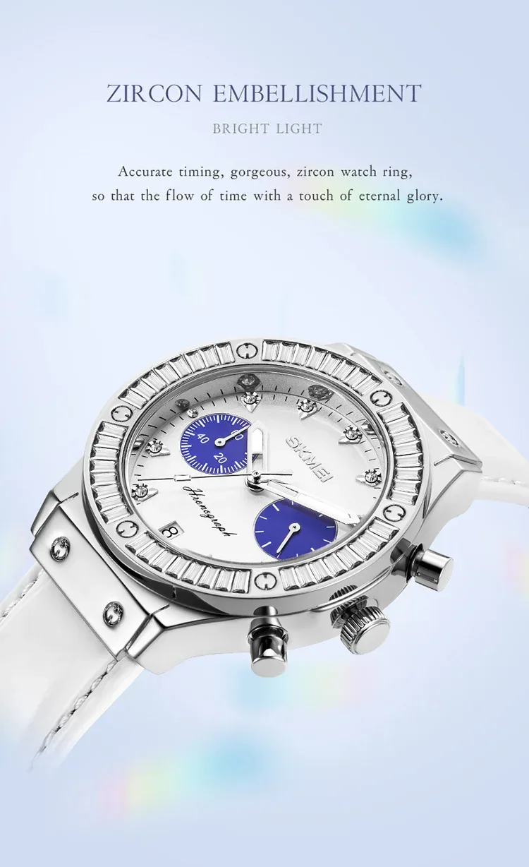 SKMEI Chronograph Calendar Waterproof Watches Top Brands Luxury Movement Quartz Watch For Mens Women Wristwatches Reloj Hombre
