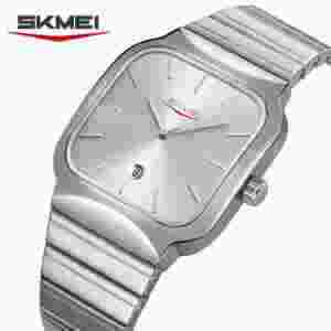 SKMEI 9361 Classic Business Quartz Watch with Stainless Steel Strap