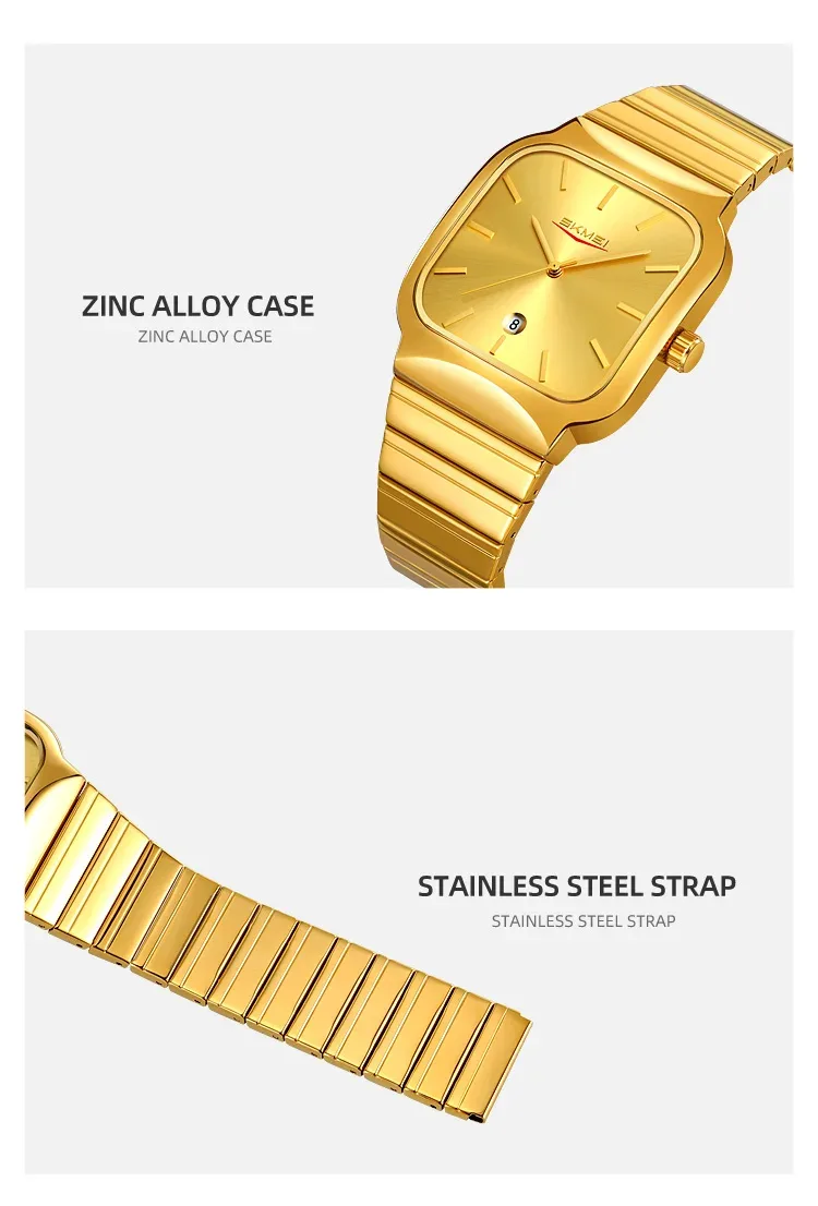 SKMEI Business Movement Quartz Watches For Men Women Fashion Luxury Design 3Bar Waterproof Time Clock Wristwatches Reloj Hombre
