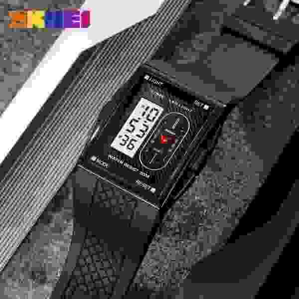 SKMEI 2213 Digital Sports Watch with LED Light, 30M Water Resistant