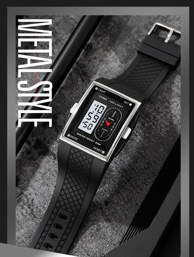SKMEI Fashion Sports Watches For Man Business Orologi Digital Electronic Watch Waterproof Wristwatch Alarm Clock Horloges Mannen