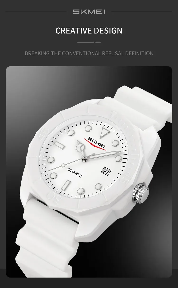 SKMEI Time Orologi Movement Quartz Watches Fashion Sports Watches For Men Women Waterproof Wristwatch Date Clock Horloges Mannen