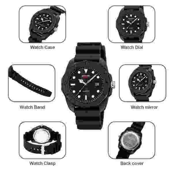 SKMEI 2393 Sports Quartz Watch for Men with Date Display (Multiple Colors) - Image 5