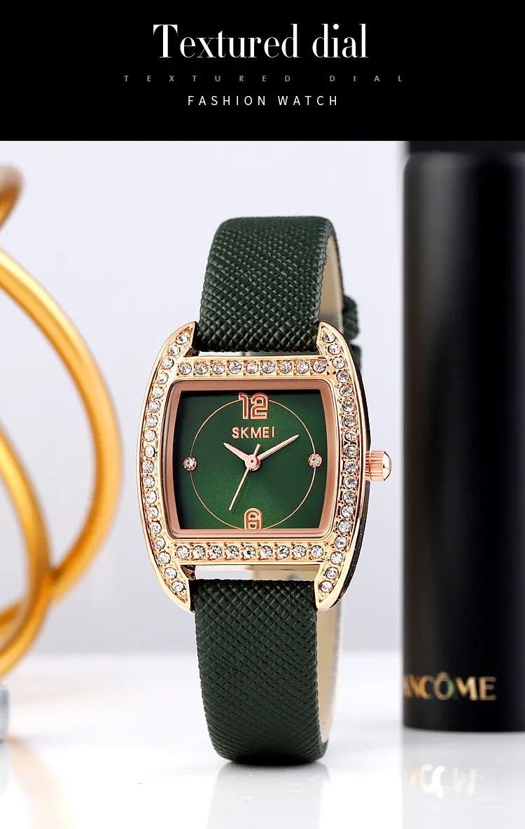 SKMEI Elegant Design Movement Quartz Watches For Women Casual Ladies Wristwatches Female Clock Waterproof Watch Relogio Feminino