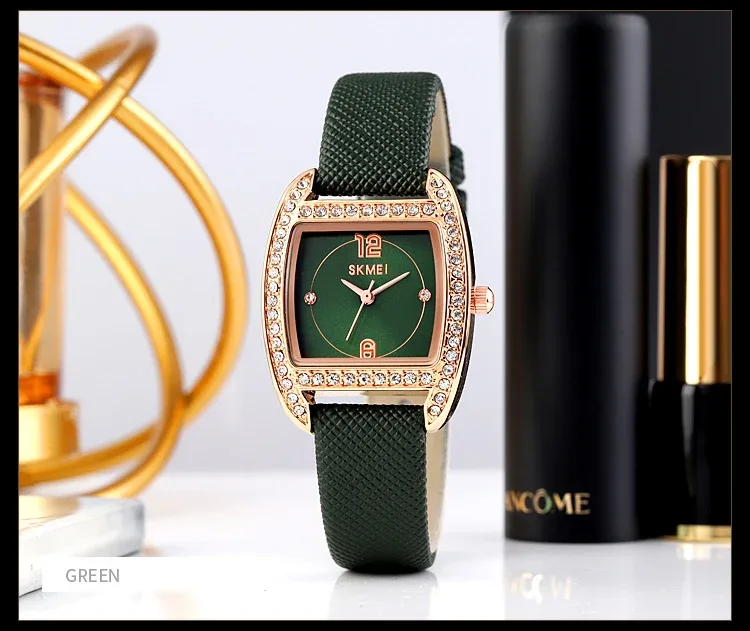 SKMEI Elegant Design Movement Quartz Watches For Women Casual Ladies Wristwatches Female Clock Waterproof Watch Relogio Feminino