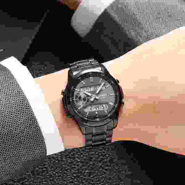 SKMEI 2284 World Time Multifunction Sports Watch for Men - Image 3