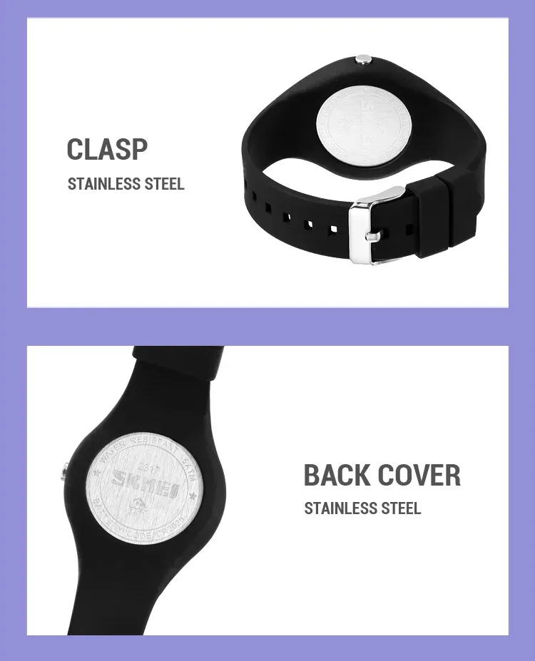 SKMEI Youth Outdoor Digital Countdown Sports Watch For Men Women Student 5Bar Waterproof Stopwatch Wristwatch Alarm Reloj Hombre