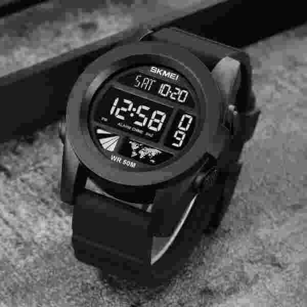 SKMEI 1906 Digital Sports Watch for Men with Stopwatch, Alarm, and 50M Water Resistance - Image 4