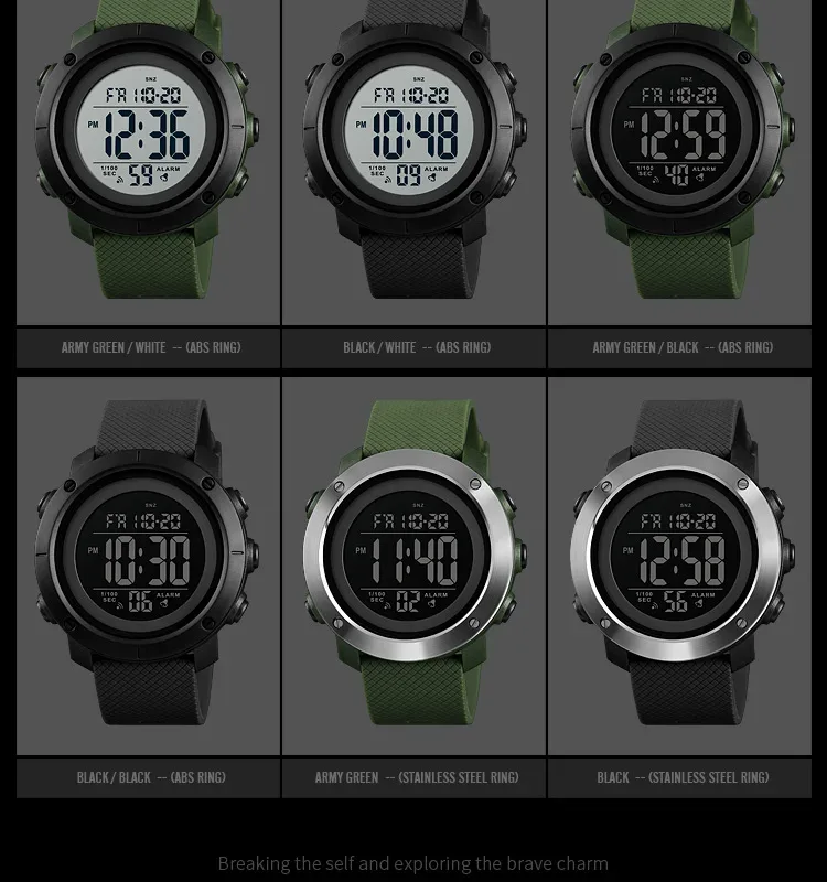 SKMEI Sport Watch Men Luxury Brand 5Bar Waterproof Watches Montre Men Alarm Clock Fashion Digital Watch Relogio Masculino 1426