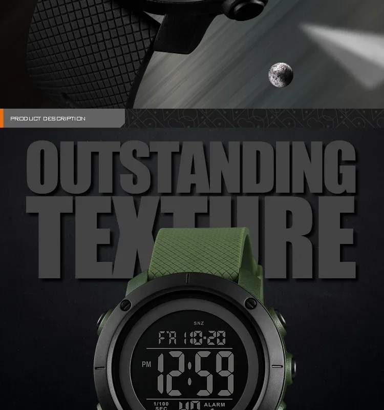 SKMEI Sport Watch Men Luxury Brand 5Bar Waterproof Watches Montre Men Alarm Clock Fashion Digital Watch Relogio Masculino 1426