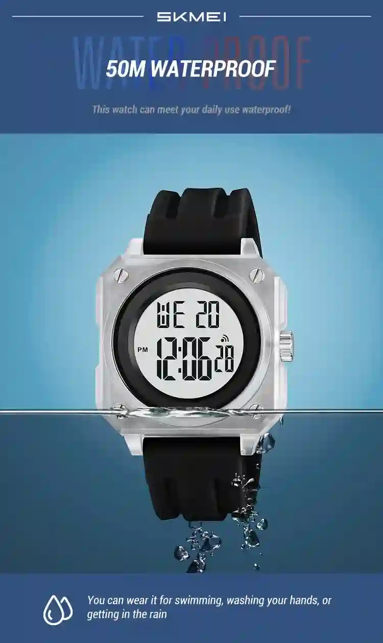 SKMEI Sport Digital Watches For Men Women Casual Week Electronics Watch Fashion EL Light Waterproof Wristwatch Relogio Masculino