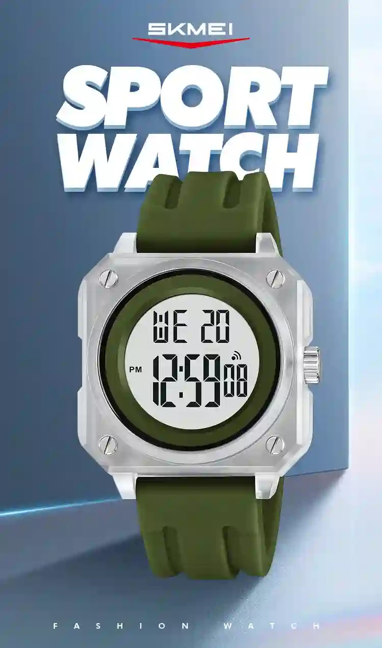 SKMEI Sport Digital Watches For Men Women Casual Week Electronics Watch Fashion EL Light Waterproof Wristwatch Relogio Masculino