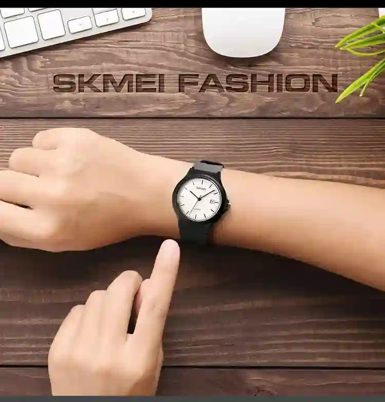 SKMEI Male 5Bar Waterproof Wristwatches Fashion Design Movement Quartz Watches For Mens Women Simple Sports Watch Reloj Hombre