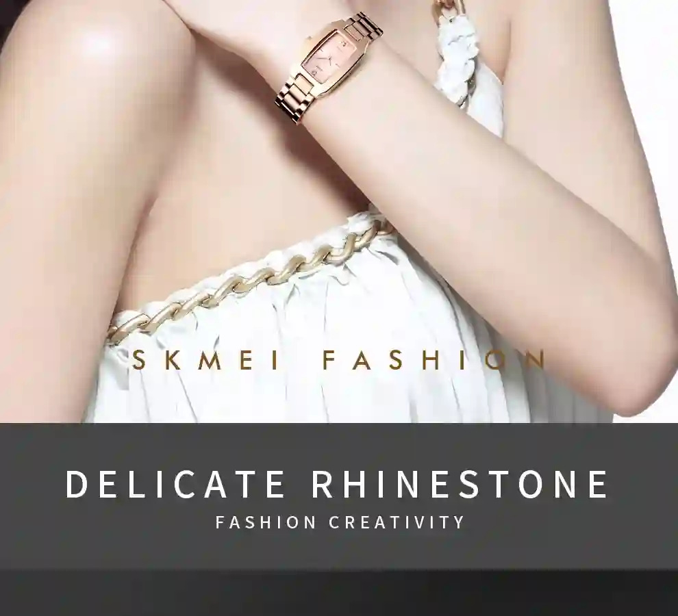 SKMEI Waterproof Quartz Watch Fashion Elegance Watches Ladies Romantic Style Luxury Wristwatches and Bracelet Relogio Feminino