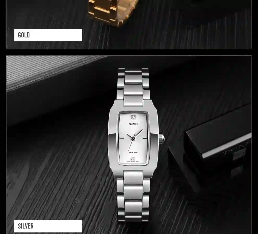 SKMEI Waterproof Quartz Watch Fashion Elegance Watches Ladies Romantic Style Luxury Wristwatches and Bracelet Relogio Feminino