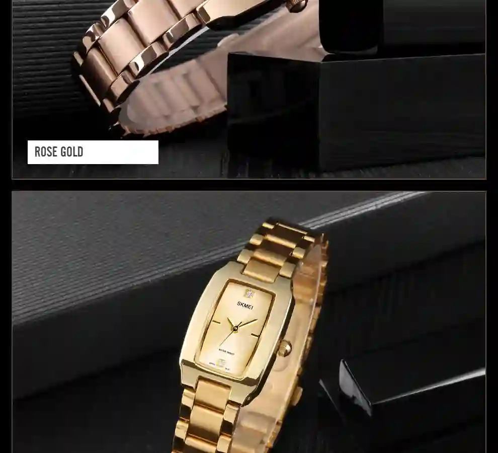 SKMEI Waterproof Quartz Watch Fashion Elegance Watches Ladies Romantic Style Luxury Wristwatches and Bracelet Relogio Feminino